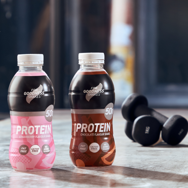 New 50G Protein Shakes | Chocolate or Strawberry 8-Pack | For Goodness ...