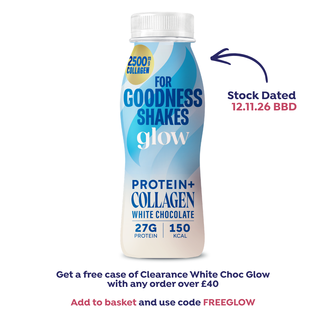 Glow Collagen Protein Shake (250ml) - 12 pack