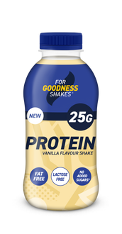 FGS 25g Lactose Free Protein Shake - Vanilla (435ml) - 8 pack