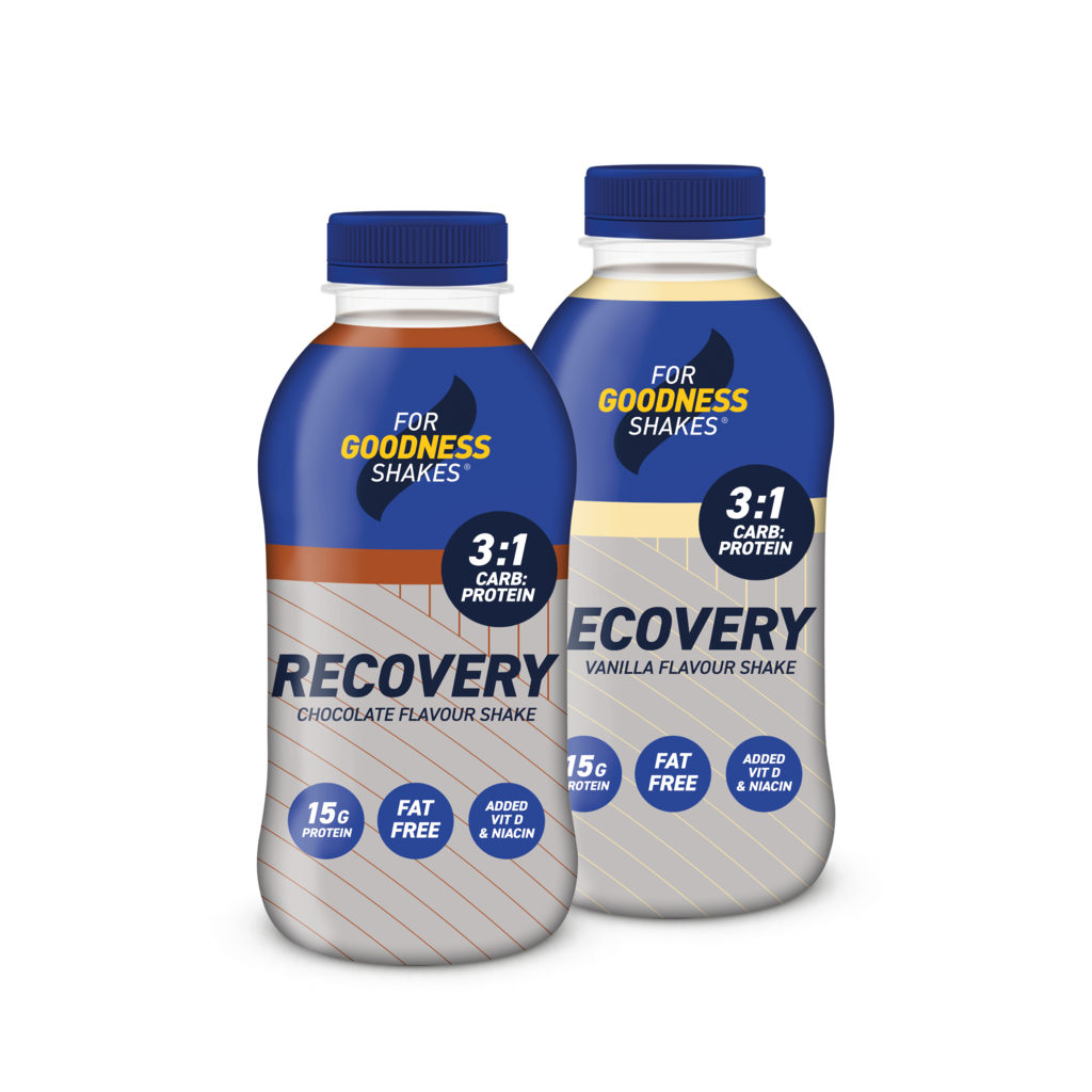 Recovery Protein Shakes | Vanilla/Chocolate | 8-Pack | For Goodness Shakes