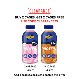 CLEARANCE 25g Protein Shake (435ml) - 8 pack