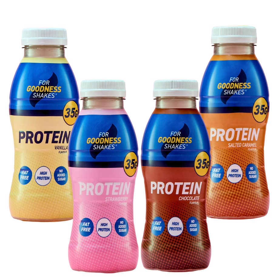 New 35G Protein Shakes | 330ml 8-Pack | For Goodness Shakes