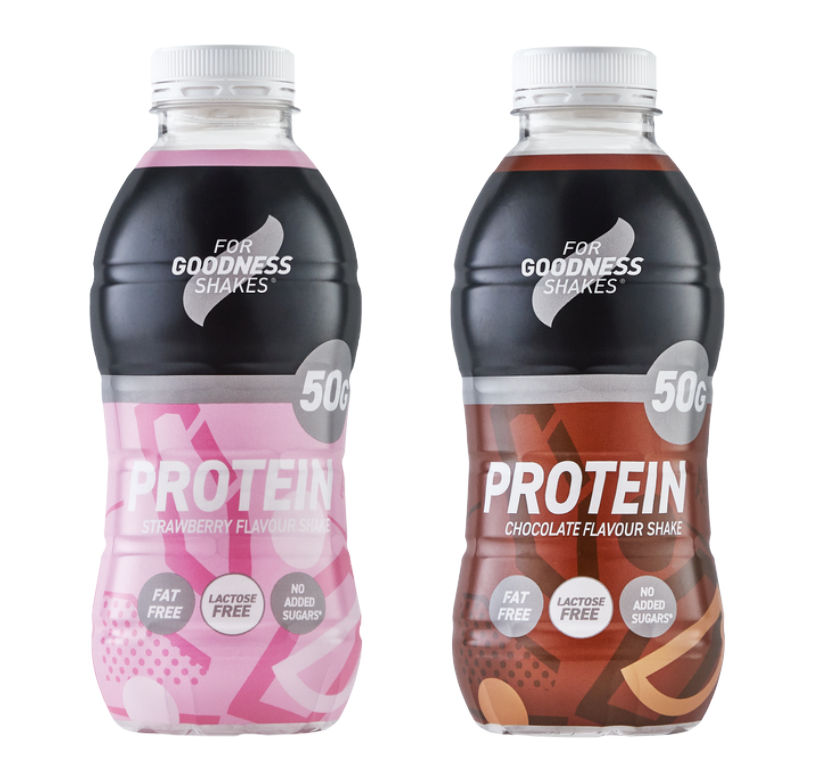 New 50G Protein Shakes | Chocolate or Strawberry 8-Pack | For Goodness ...