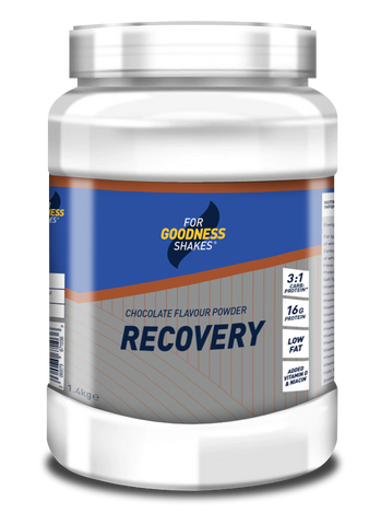 FGS Recovery Powder in tasty Chocolate flavour - the perfect post-activity recovery product.